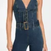 Eco Rebel Halter Denim Jumpsuit