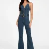 Eco Rebel Halter Denim Jumpsuit