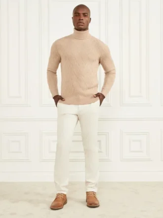 Eco Rhombus Turtleneck Sweater