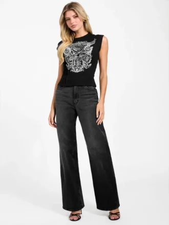 Eco Rocker Rose Corset Tee