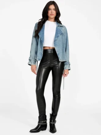 Eco Runa Belted Denim Jacket