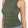 Eco Shirred Ciena Tank Top