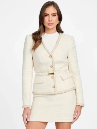 Eco Sue Belted Boucla Blazer