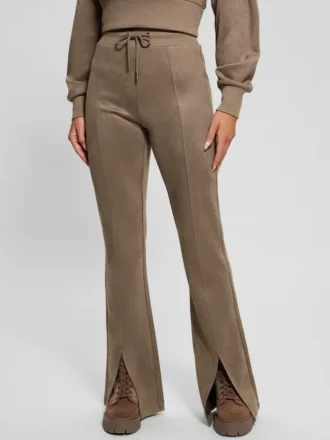 Eco Sueded Scuba-Knit Pants