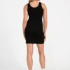 Eco Sunflower Ribbed Dress