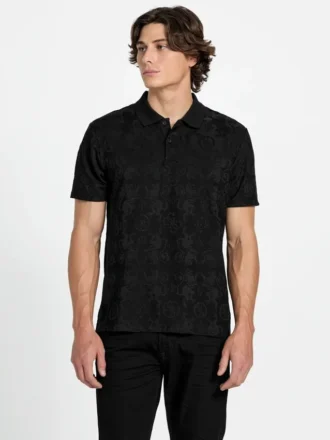 Eco Tonal Jacquard Polo
