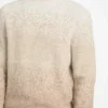 Eco Trey Crewneck Marled Striped Sweater