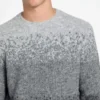 Eco Trey Crewneck Marled Striped Sweater