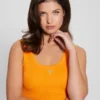 Eco Triangle Bling Ribbed Tank