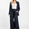 Eco Zanita Pinstripe Relaxed Pants