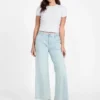 Eco Zoya Crop Wide Leg Jeans