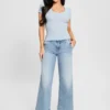 Eco Zoya Cropped Wide Jeans