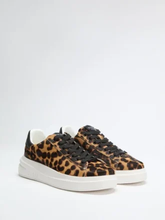 Elbinah Leopard Low-Top Sneakers