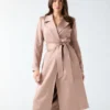 Eleonor Satin Wrap Trench