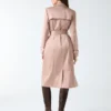 Eleonor Satin Wrap Trench