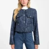 Elisa Sequin Denim Jacket