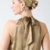 Elisa Silk Halter Top