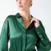 Elisa Silk Oversized Shirt