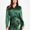 Elisa Silk Oversized Shirt
