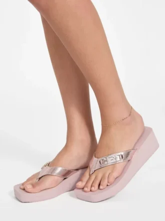 Elowen G Buckle Wedge Sandals