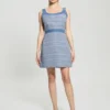 Elsie Tweed and Denim Dress