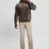 Embossed Velvet Hoodie