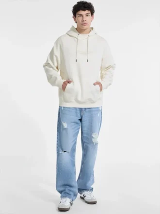 Embroidered Logo Hoodie
