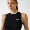 Embroidered Logo Knit Top