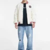 Embroidered Patch Varsity Jacket