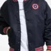 Embroidered Patch Varsity Jacket
