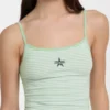 Embroidered Star Crop Top