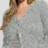 Emiko Eyelash Crop Cardigan