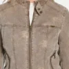 Estell Faux-Suede Moto Jacket