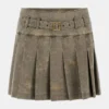 Estell Pleated Mini Skirt