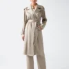 Eva Satin Trench Coat