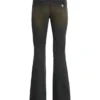 Eyelet Low-Rise Denim Pants