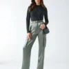Fannie Satin Cargo Pant