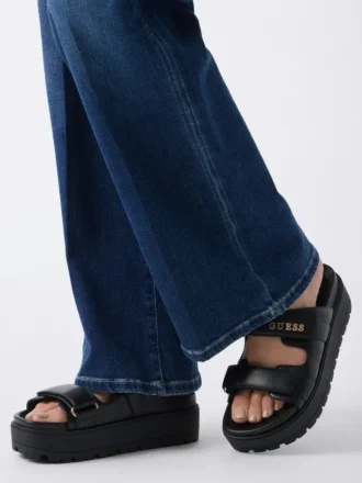 Fasten Genuine Leather Sandal