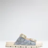 Fasten Raffia Sandals