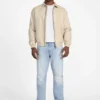 Faux-Leather Aviator Jacket