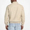 Faux-Leather Aviator Jacket