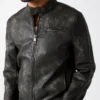 Faux-Leather Jacket