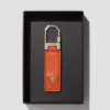 Faux-Leather Key Ring