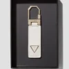 Faux-Leather Key Ring