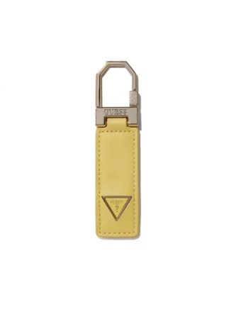 Faux-Leather Key Ring