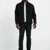 Faux Suede Overshirt