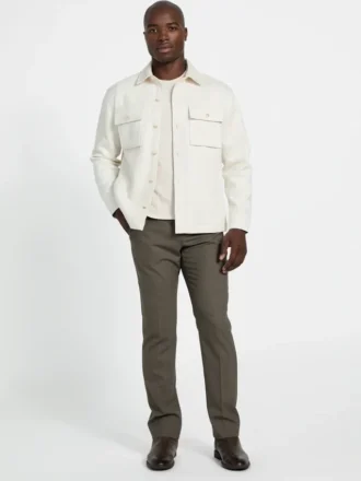 Faux Suede Overshirt