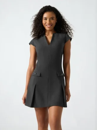 Fit-And-Flare Mini Dress