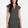 Fit-And-Flare Mini Dress