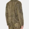 Flaked Leather Jacket